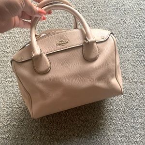 Coach Soft Punk Barrel Satchel Purse